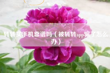 转转买手机靠谱吗（被转转app骗了怎么办）